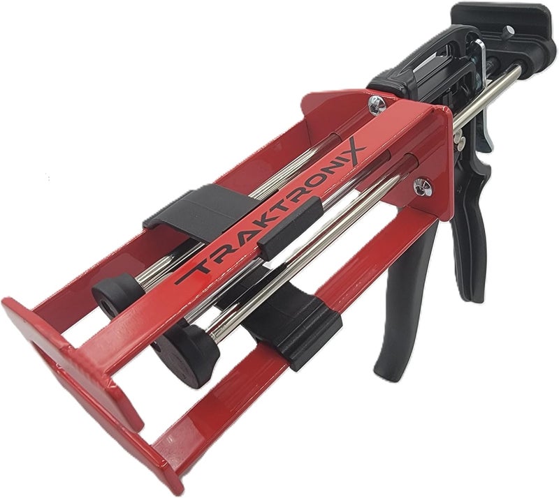 Traktronix Epoxy Dual Component Manual Applicator, Caulking Double Cartridge Caulk Gun Panel Bond Adhesive Applicator for 200 ml/6.75 fl oz Mix Ratio 1:1 and 2:1 08571 08115 08116 - Image 1